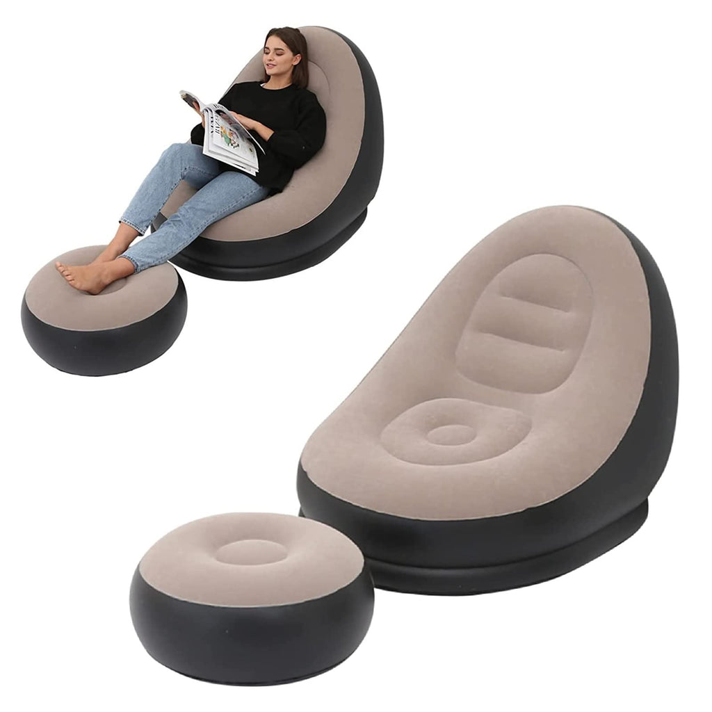 Inflatable Lounge Chair with Electric Pump