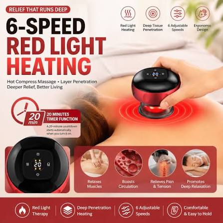 Electric Cupping Massager Smart Deep Muscle Relaxation