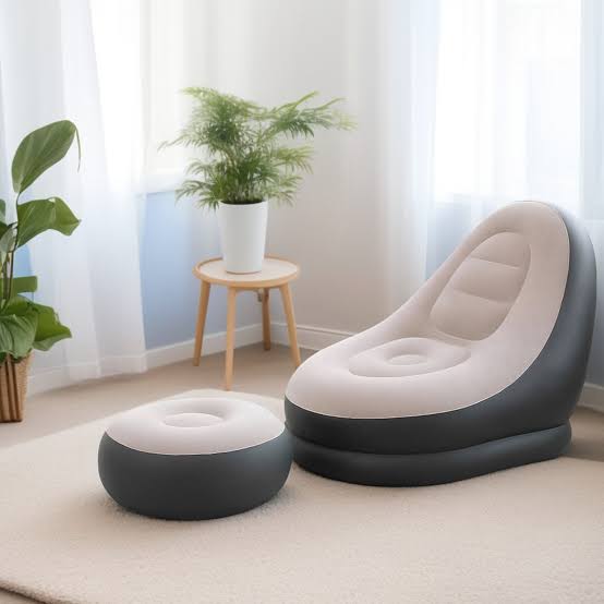 Inflatable Lounge Chair with Electric Pump