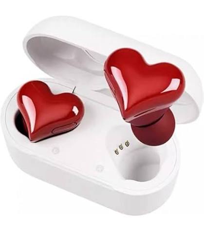 Wireless Earbuds Stylish Heart Shaped