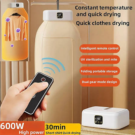 Portable Electric Clothes Dryer – Fast & Smart Drying Solution for