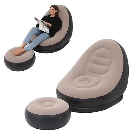 Inflatable Lounge Chair with Electric Pump
