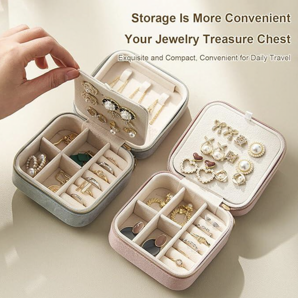 Portable Jewelry Box – Elegant, Compact