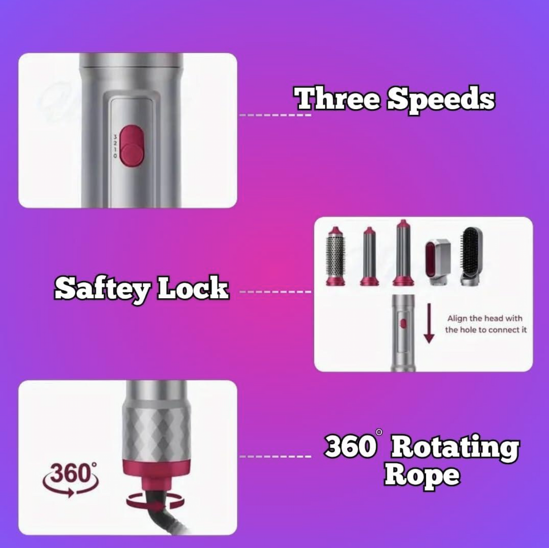 5-in-1 Multifunctional Hair Dryer