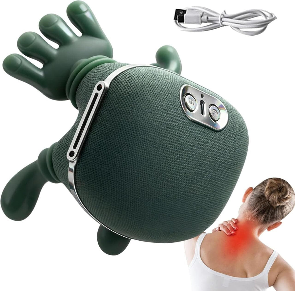 Heated Handheld Neck Massager Portable Wireless Bionic