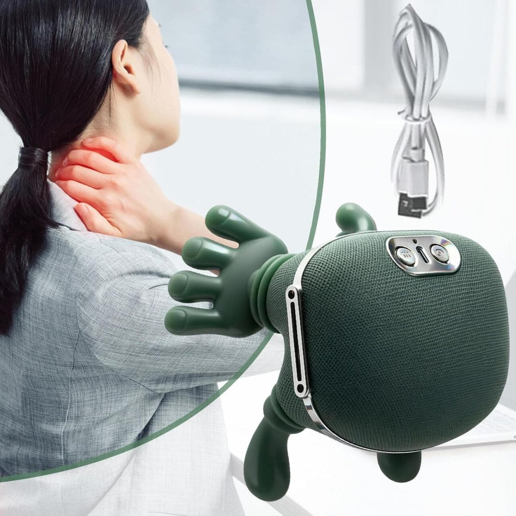 Heated Handheld Neck Massager Portable Wireless Bionic