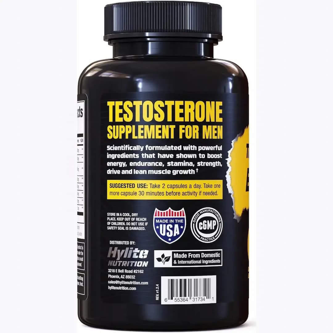 Men’s Fitness Support Supplement Strength & Energy Formula