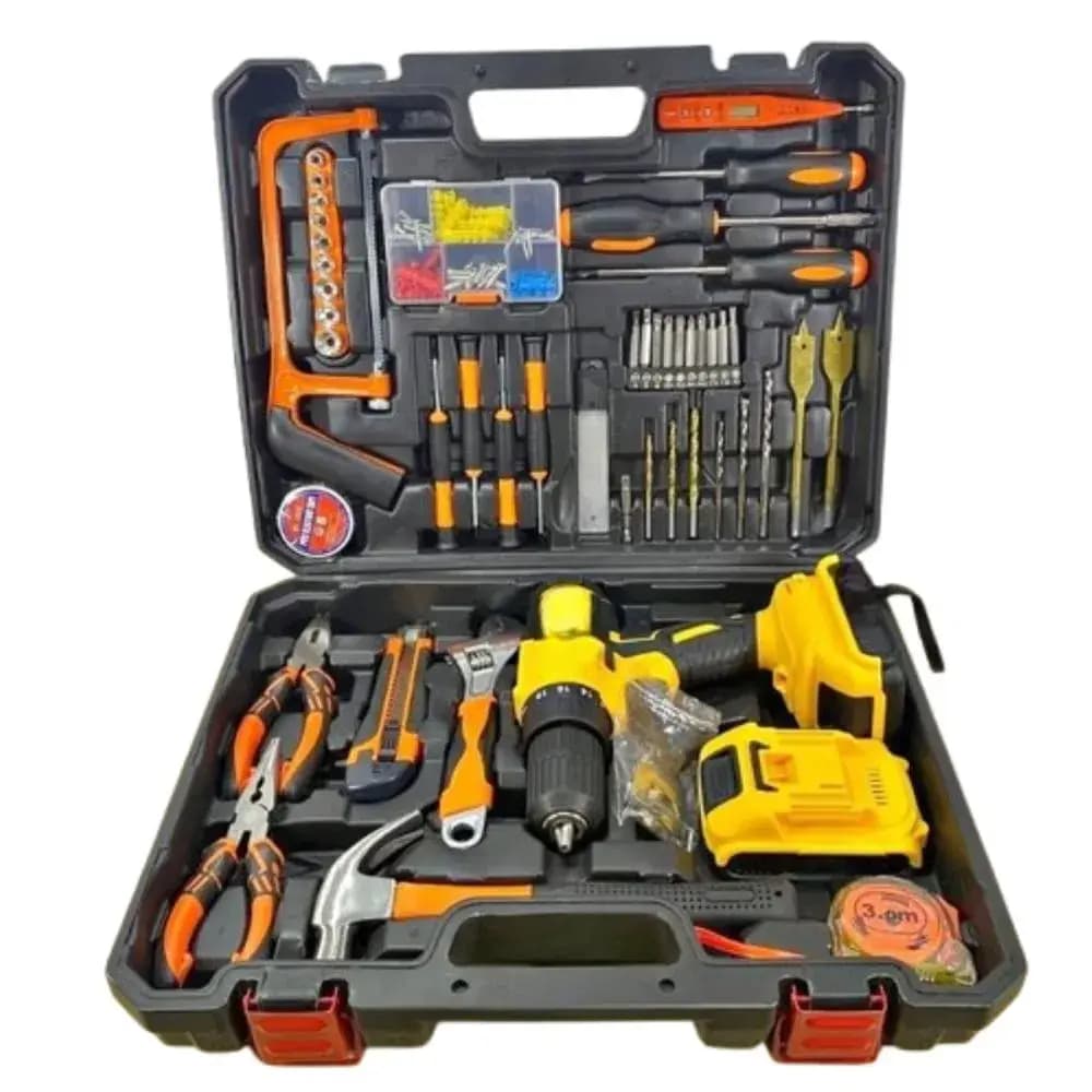 36V Cordless Drill Kit with 2 Rechargeable Batteries – Power, Precision & Full Versatility for Every Task