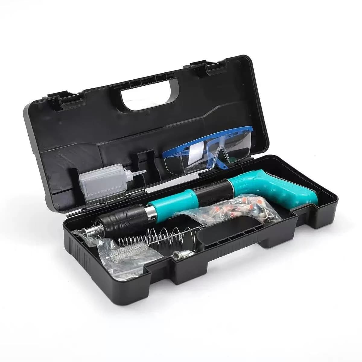 Manual Nail Gun Kit with 50 Nails – Practical Wall Fixing Tool for Home Projects