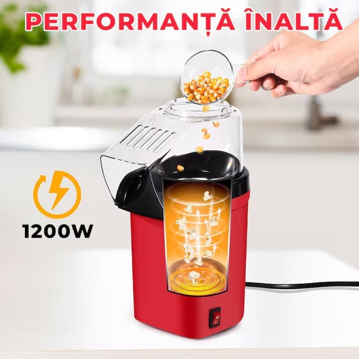 Electric Popcorn Machine – Healthy &amp; Delicious Popcorn in Minutes