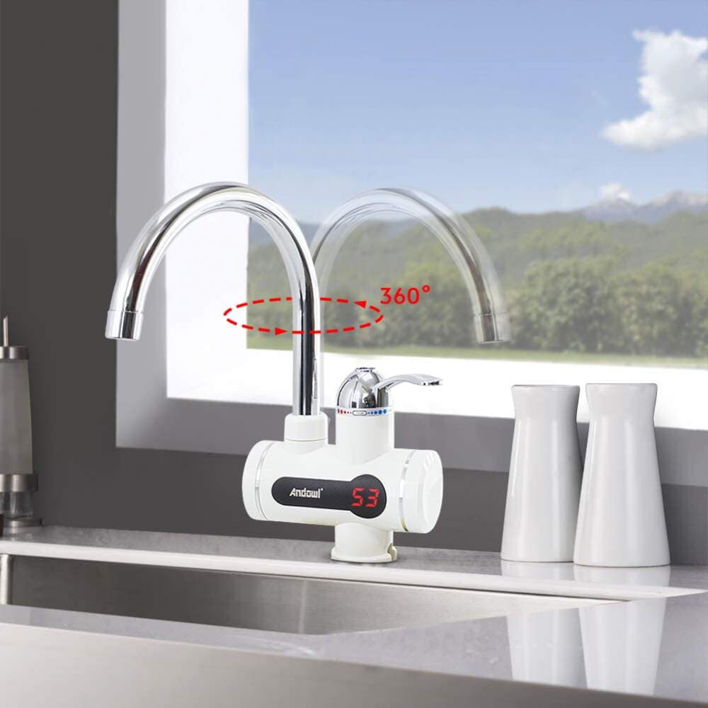 Electric Faucet With Hand Shower Mixer