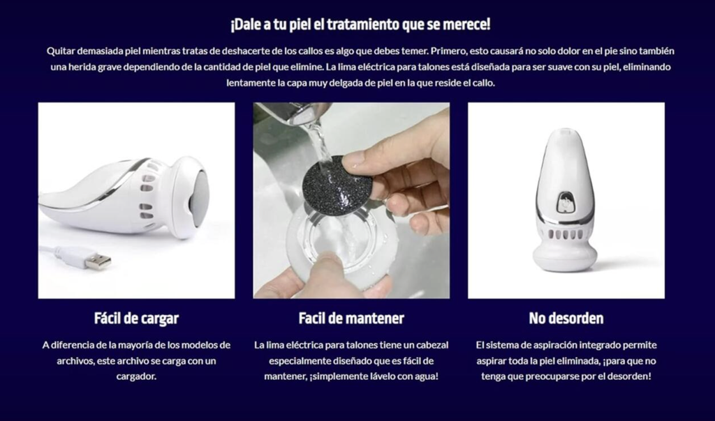 Electric Callus Remover Instant Soft Feet