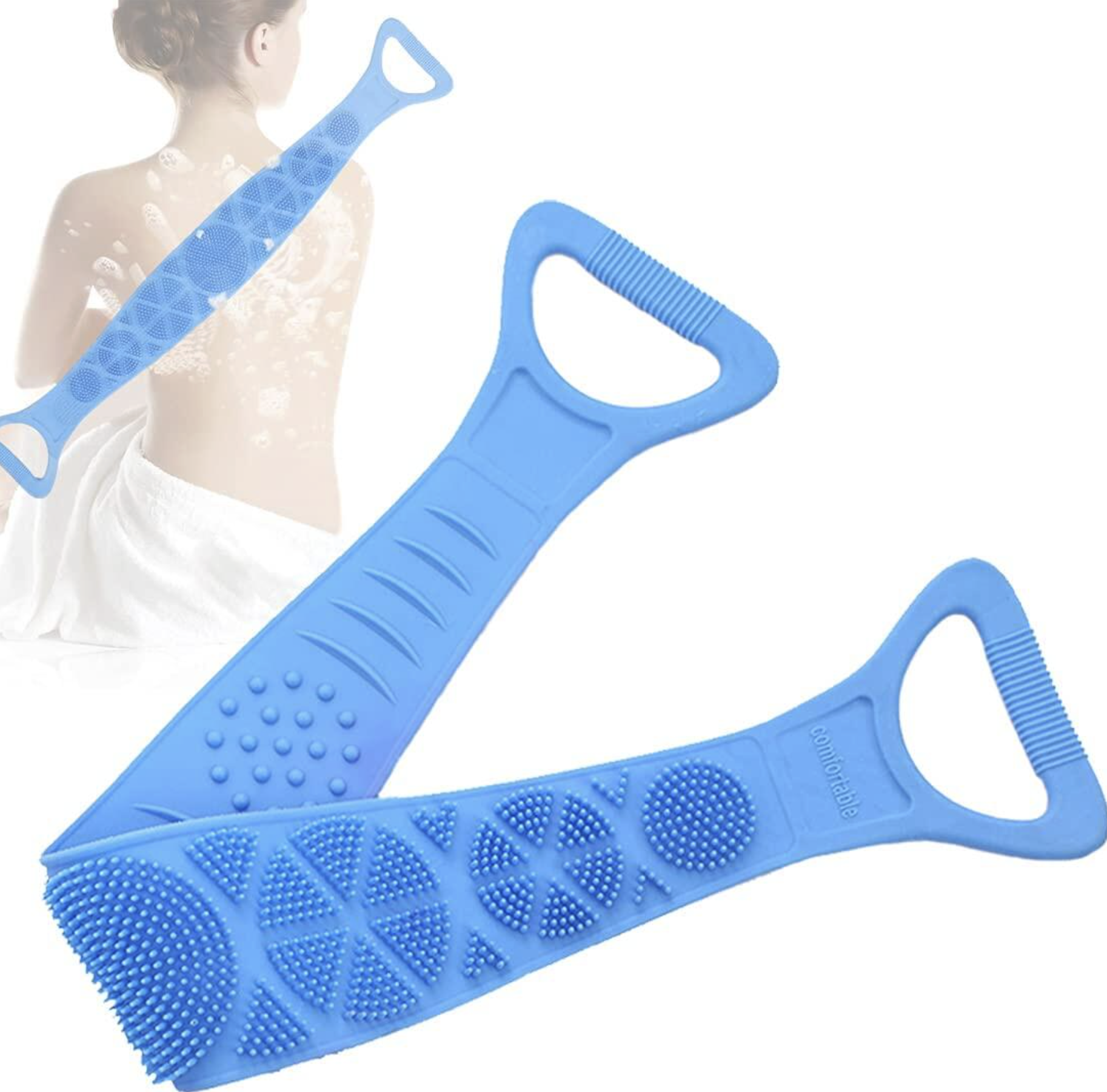 Exfoliating Shower Brush Deep Cleansing &amp; Silky
