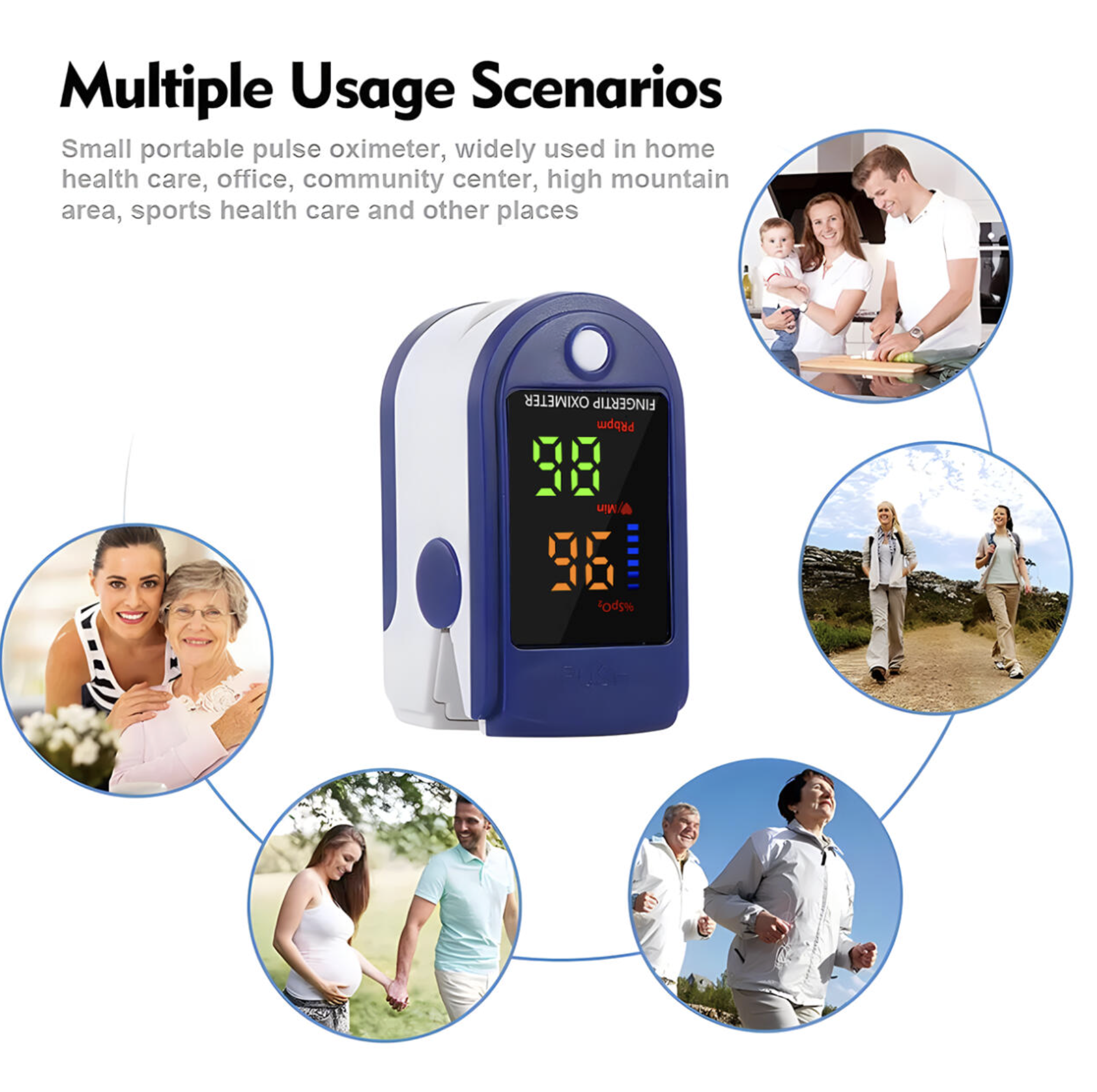 Digital Pulse Oximeter Fast &amp; Accurate Monitoring