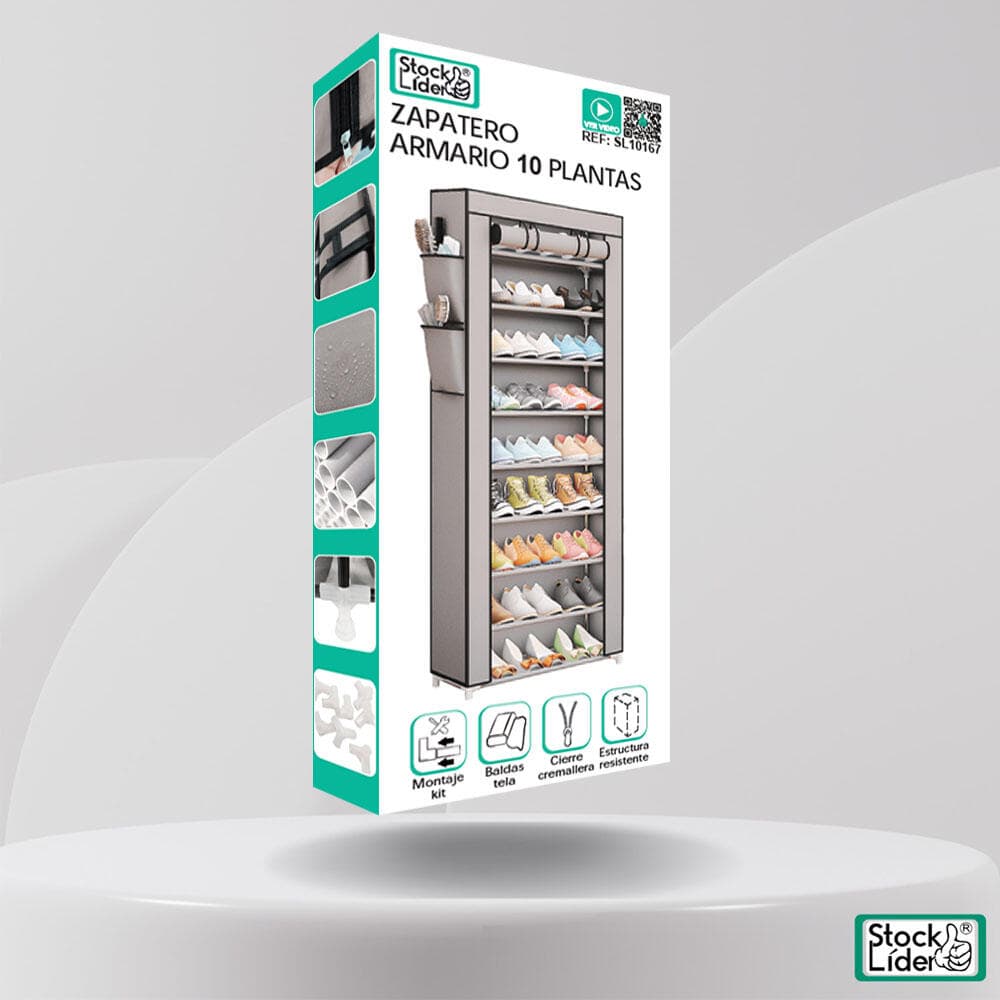 Multi-Tier Shoe Rack Organizer with Cover